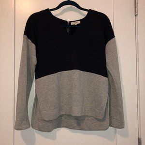 Madewell Cotton V-Neck Sweater